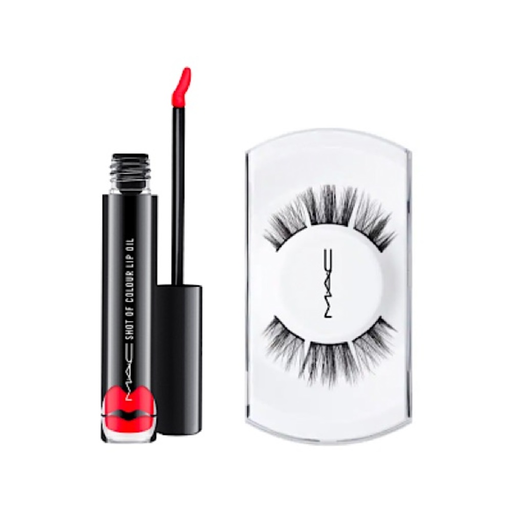[NIB] MAC Shot of Colour Lip Oil / Sexpot Lash
